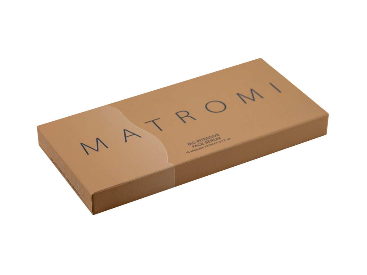 Брендированная картонная коробка для косметики Matromi