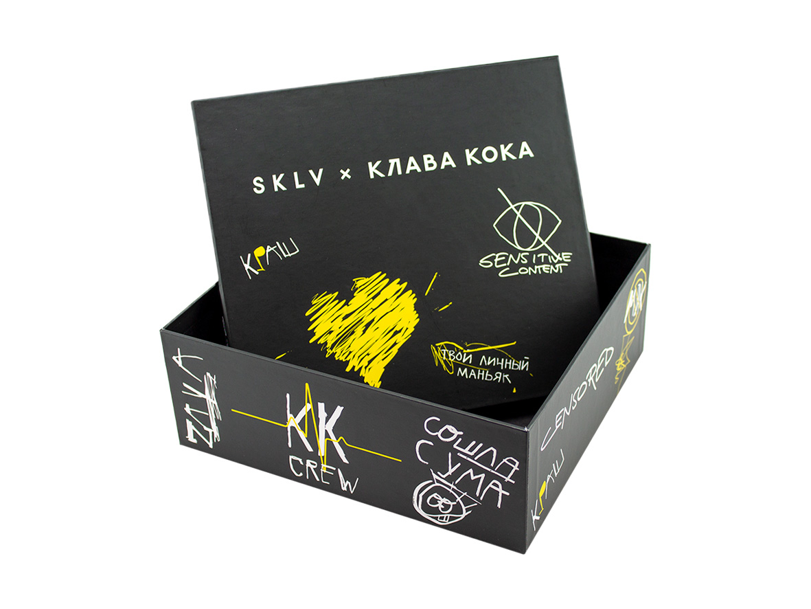 Универсальная брендированная кашированная упаковка SKLV x КЛАВА КОКА